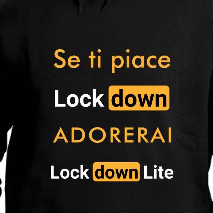 Se ti piace Lockdown adorerai lockdown lite felpa cappuccio