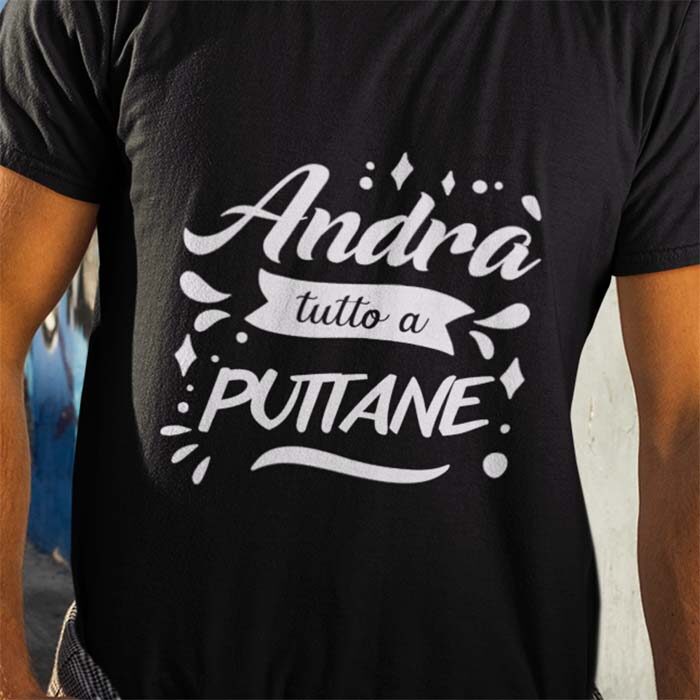 Andrà tutto bene - a puttane Maglietta lockdown Memes