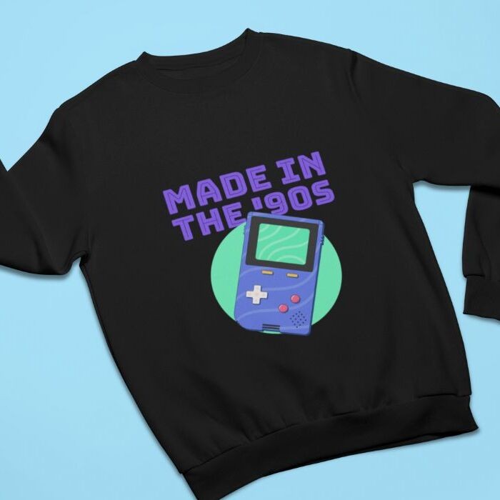 Made in the 90s felpa divertente gamer Made in the 90s felpa divertente gamer