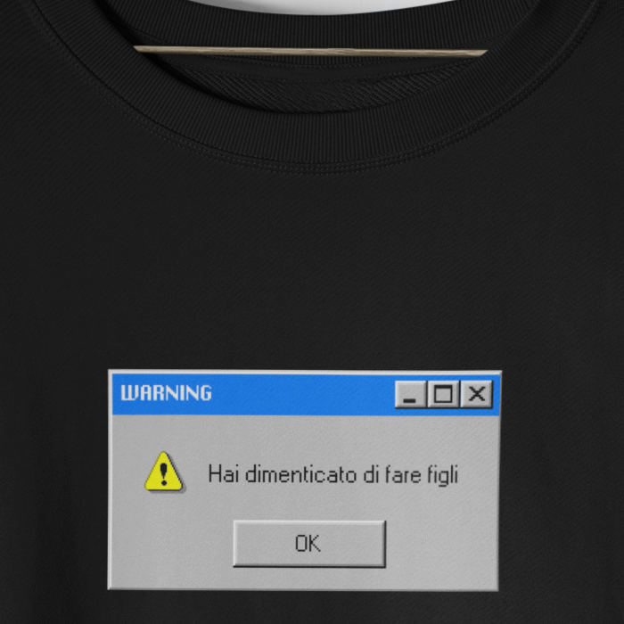 hai dim felpa gener (1) Hai dimenticato di fare figli Meme draghi windows Felpa