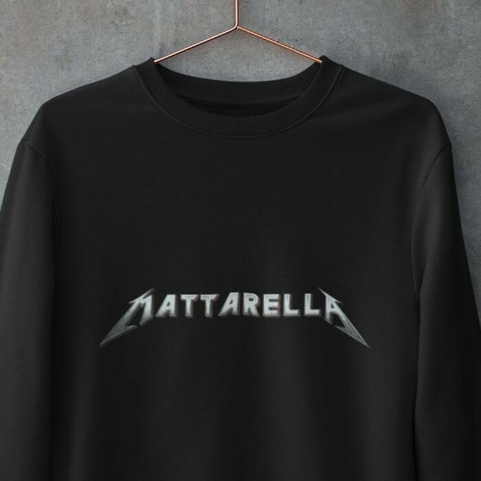 Mattarella Metallica Felpa divertente rock