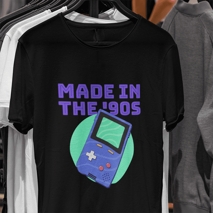Made in the 90s t-shirt maglietta gamer Made in the 90s t-shirt maglietta gamer